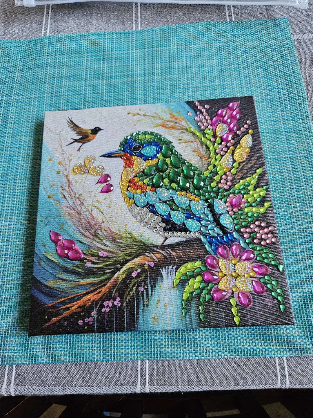 Diamond Art Painting - Bird and Flowers