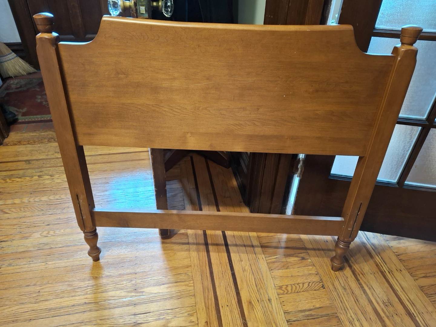 Wooden Headboard and Footboard Set