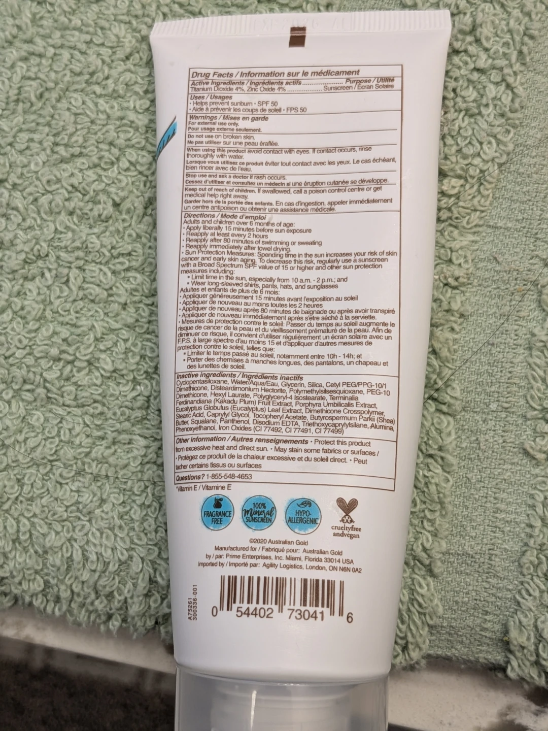 Australian Gold Botanical Tinted Face Sunscreen SPF 50 - photo 2