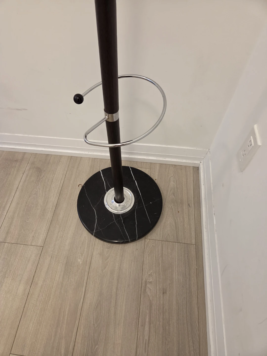 Black Coat Rack with Marble Base - photo 5