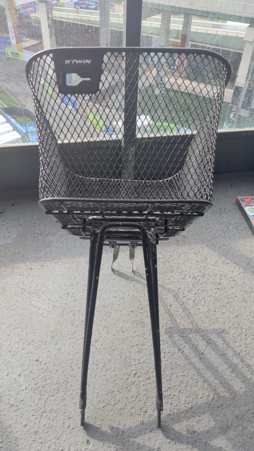 BTWIN Bicycle Basket with Rack