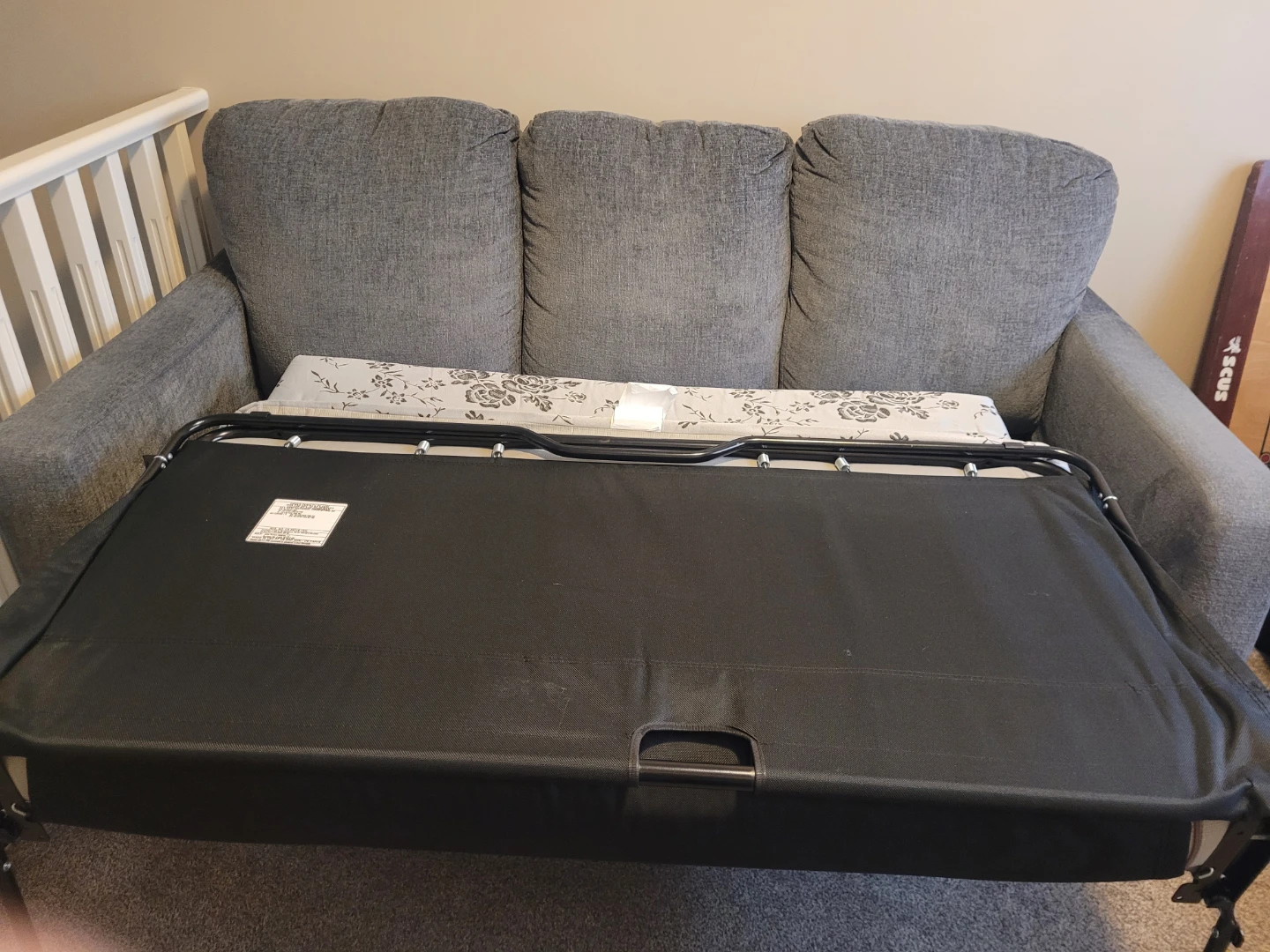 Grey Sofa Bed - photo 3