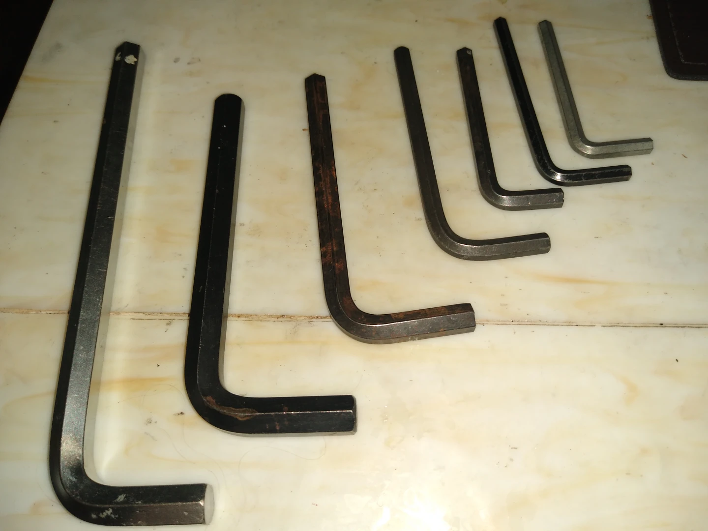 Set of seven heavy duty large Allen wrenches - photo 2