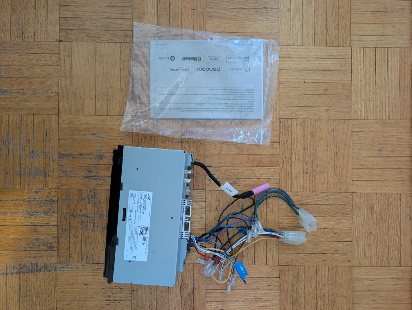 JVC KW-X840BTS Digital Media Receiver with Cables and Screw Kit - photo 2