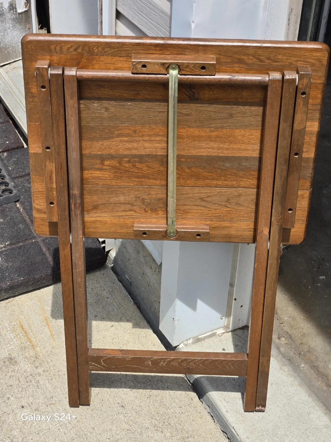 Wooden Folding Tray Table - photo 3