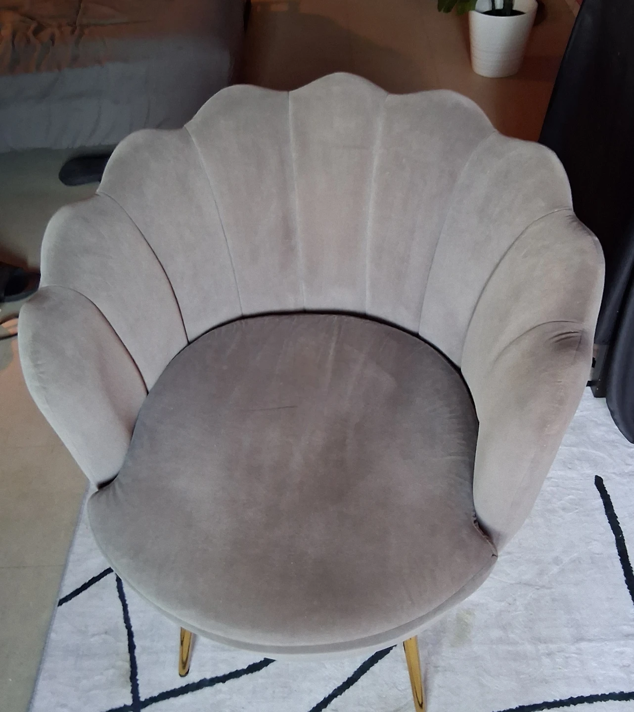 Velvet Accent Chair