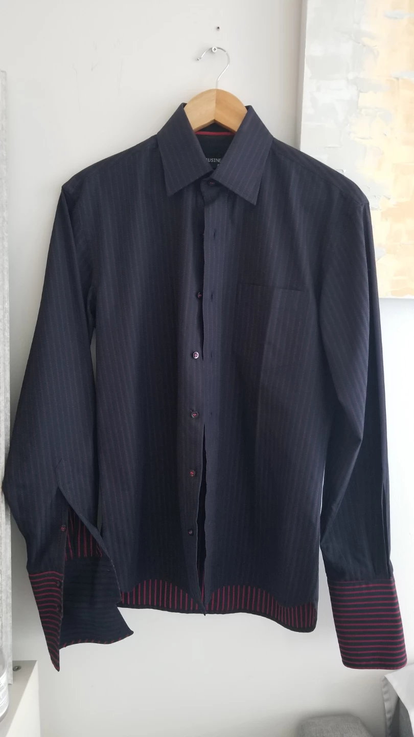 Men's Striped Dress Shirt Size 15-39 cm