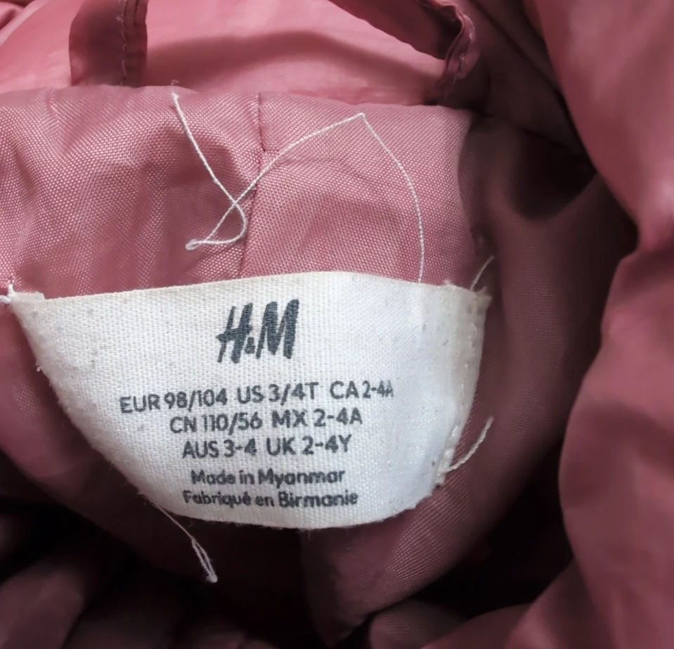 3/4 T , 2-4A Children's light Puffer Jacket - photo 4