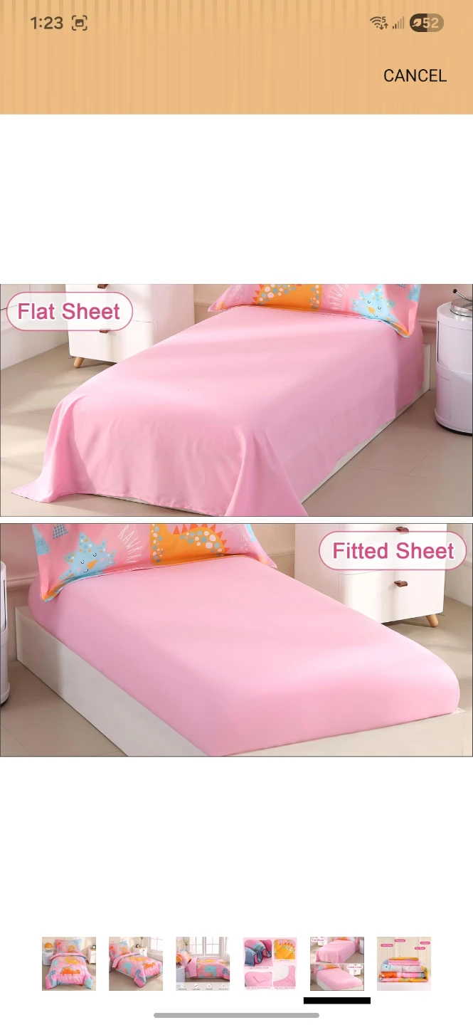 WowelDinosaur Toddler Bedding Set - Pink Unicorn - photo 5