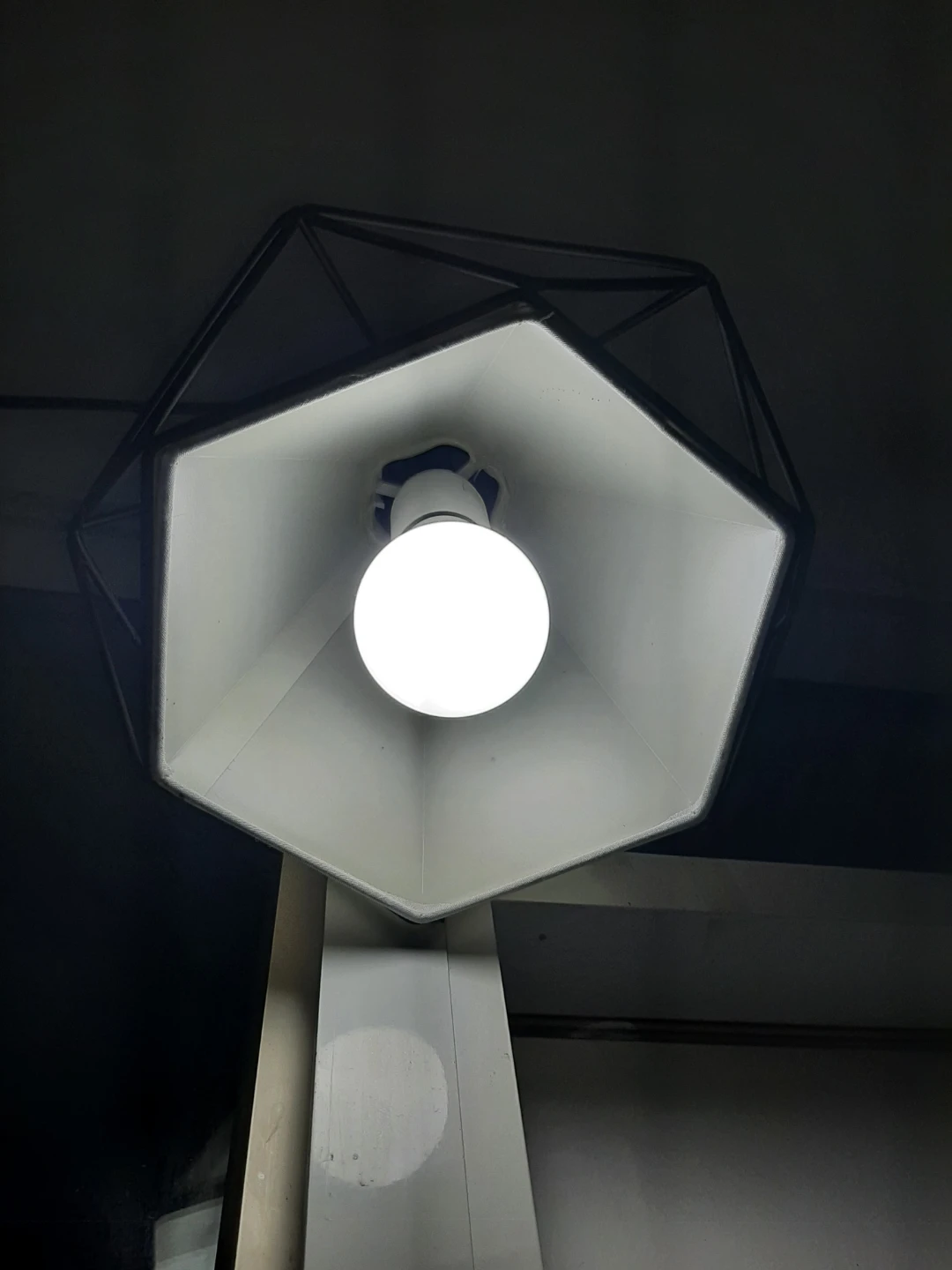 Modern Geometric Plug-In Pendant Light (with Bulb) - photo 3