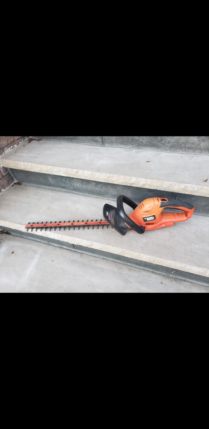 Black & Decker Electric Hedge Trimmer and Weed Trimmers