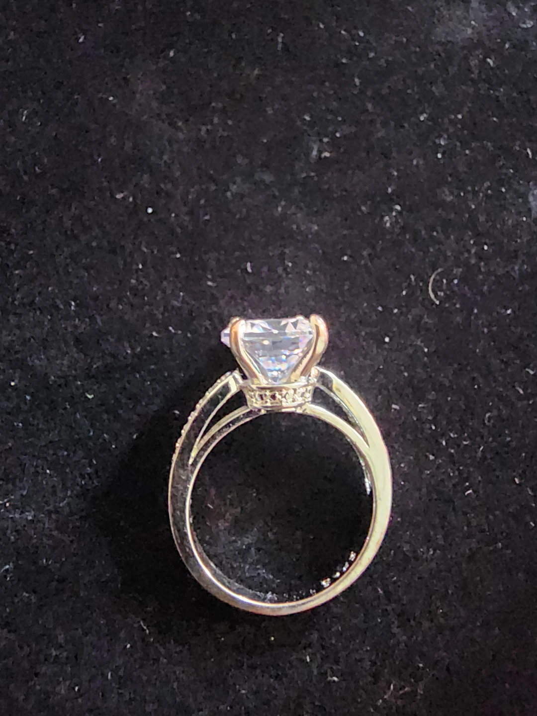 Sparkling CZ Engagement Ring - photo 3