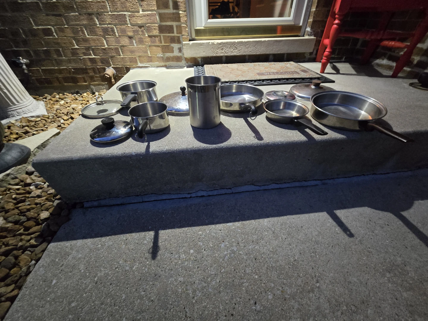 Stainless Steel Cookware Set with Lids