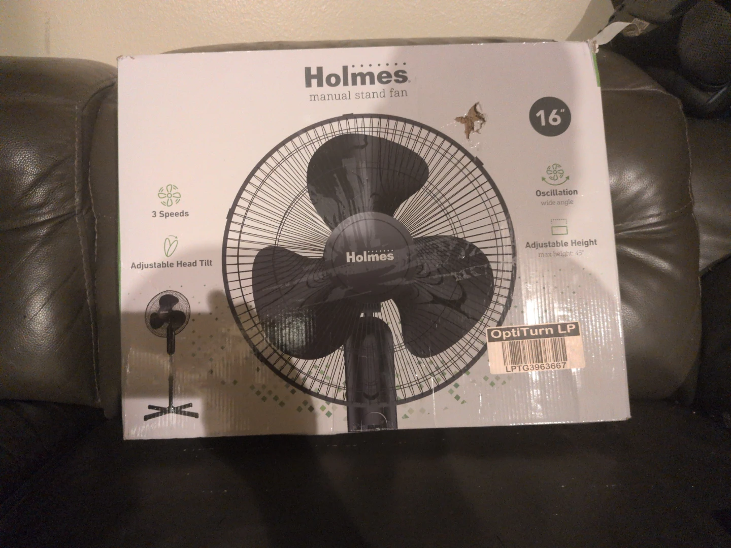 Holmes 16" Manual Stand Fan