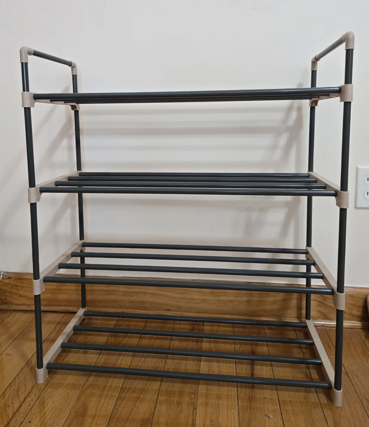 4 Tier Shoe Rack and Organizer Shelf
