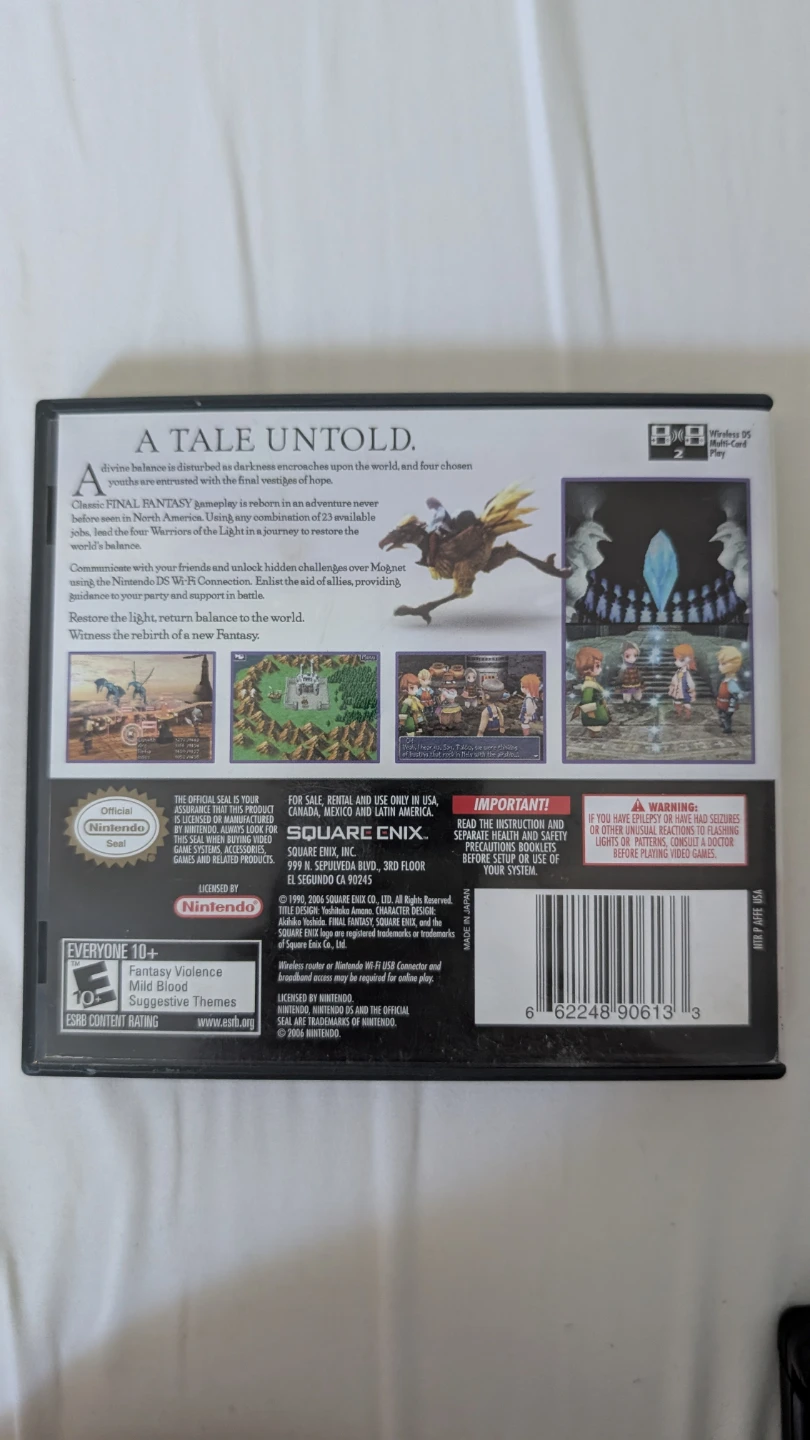 DS GAME - FINAL FANTASY 3 - photo 2
