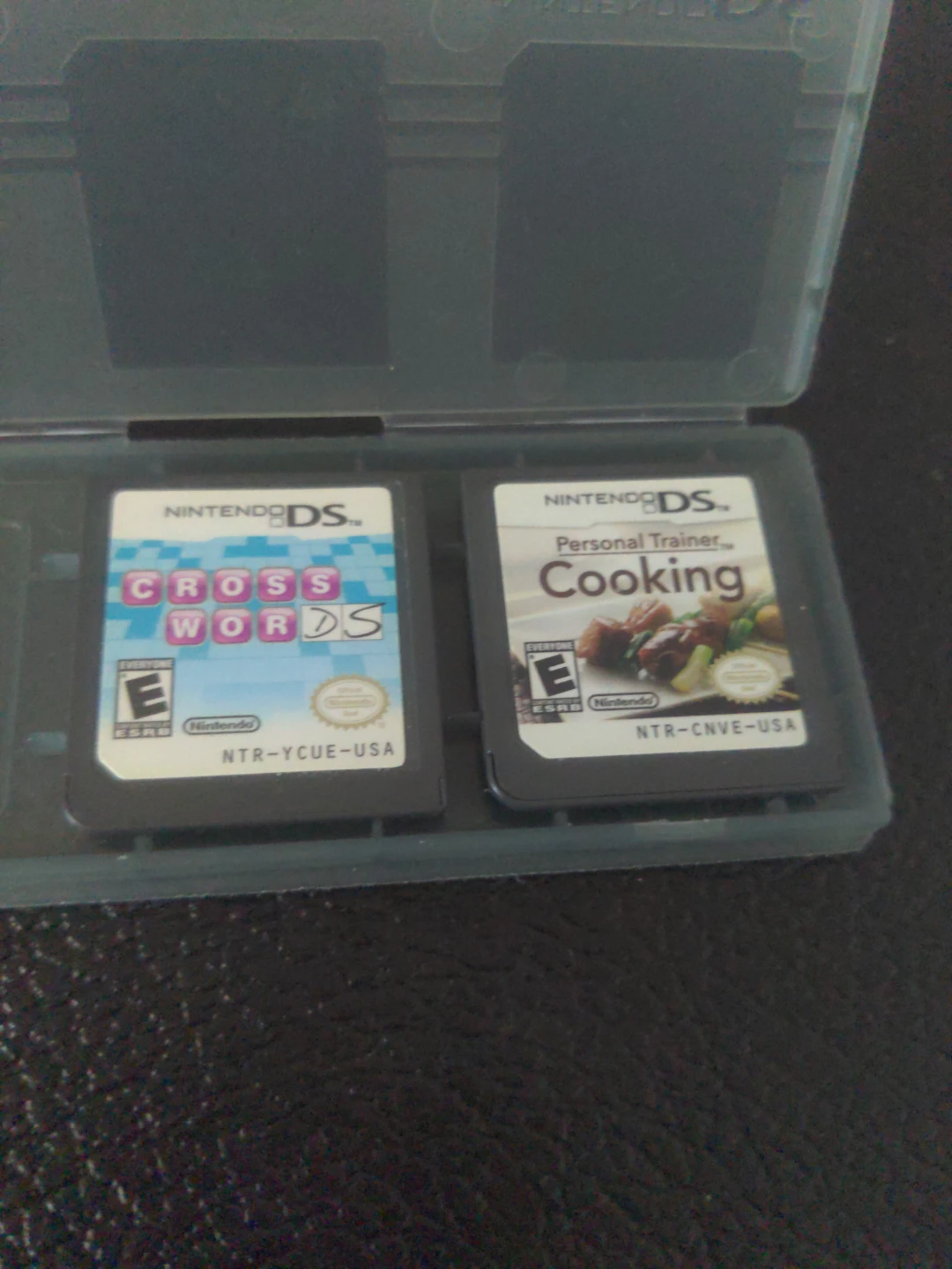 Nintendo DS Crosswords and Personal Trainer Cooking Games