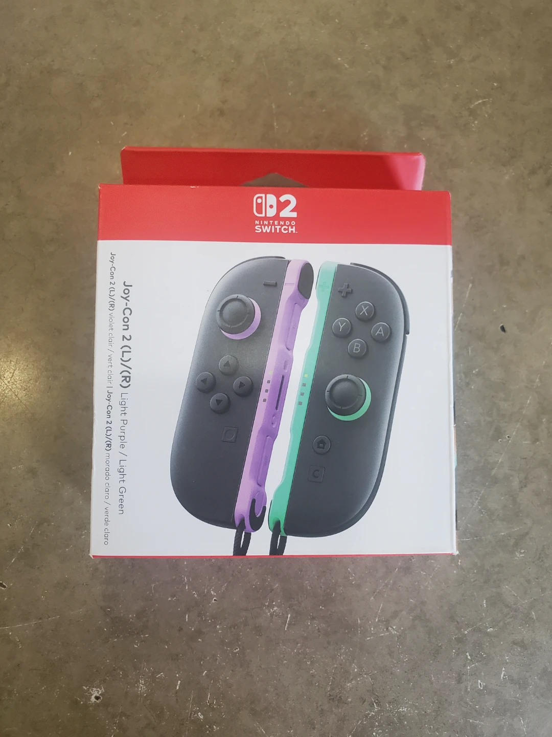 Nintendo Switch Joy-Con (L)/(R) - Light Purple / Light Green