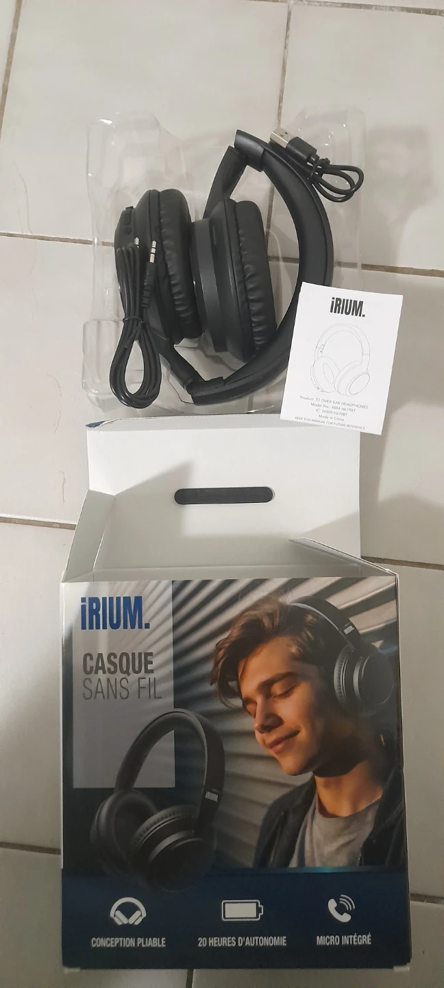 iRium Wireless Headphones. Bluetooth overear headphones - photo 2