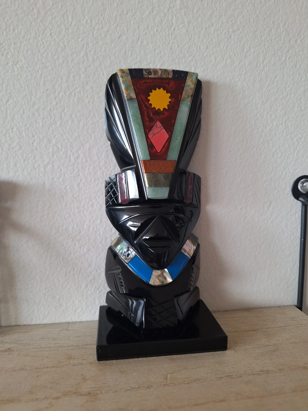 Carved Onyx and other Stone Figure
