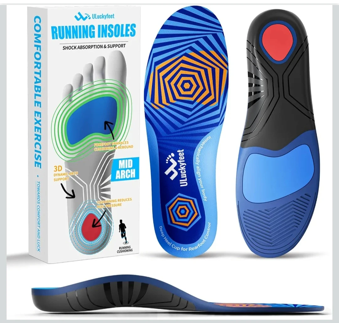 Running Insoles for Men Women & Extra Shock Absorption ...