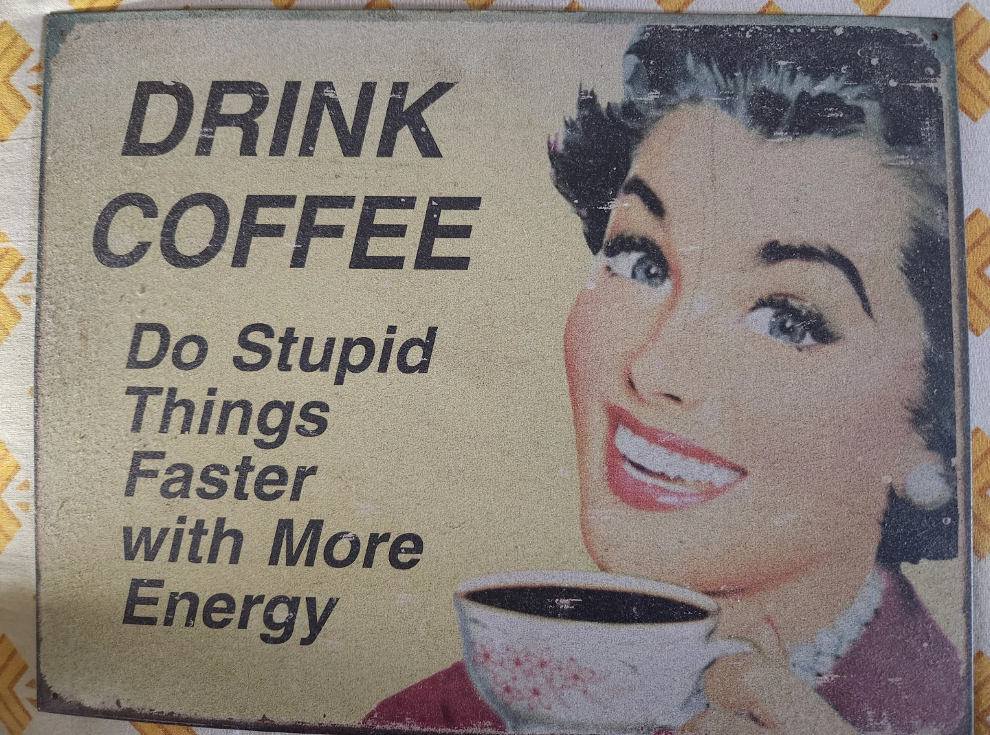 Metal tin sign ⚽