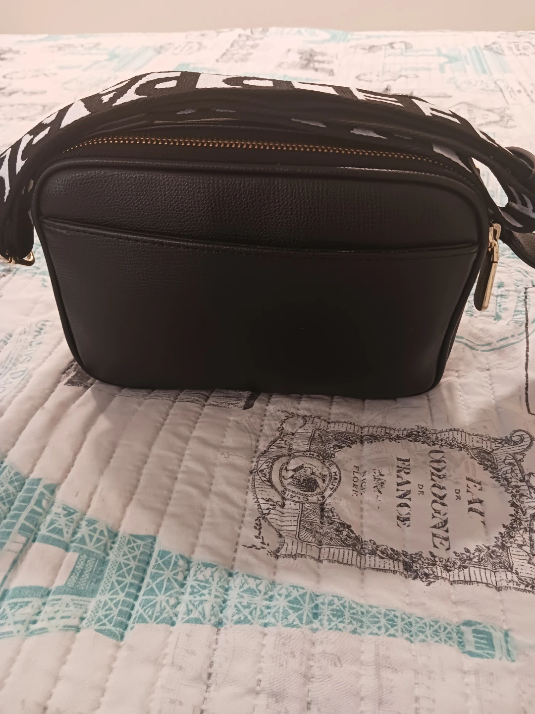 Karl Lagerfeld Paris Black Leather Crossbody Bag - photo 2