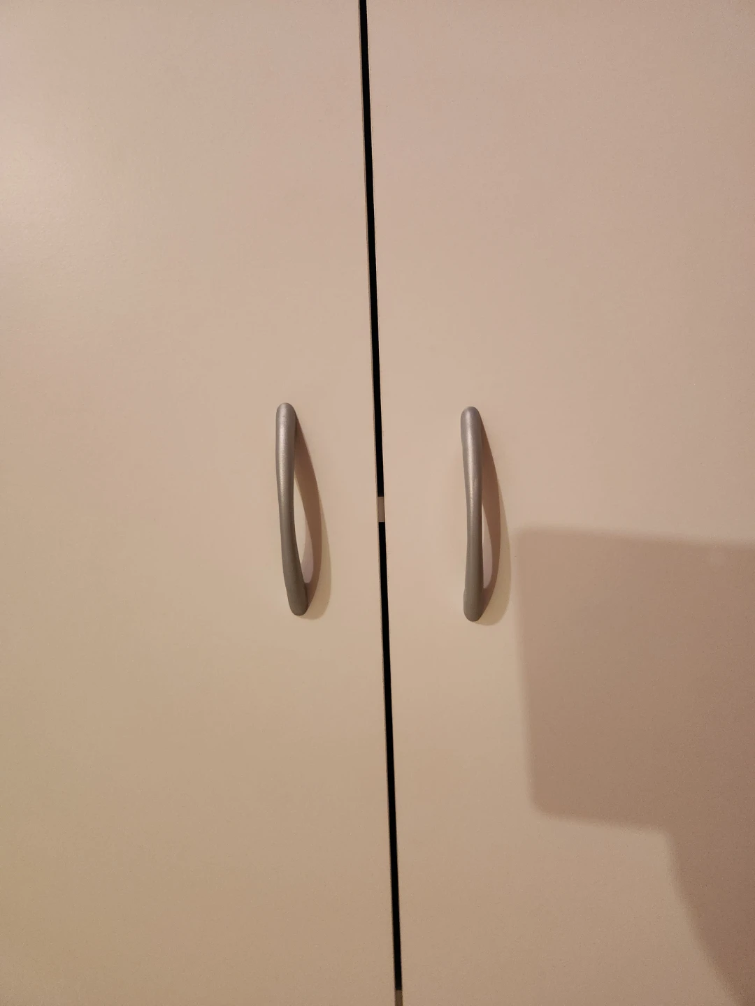White Two-Door Storage Cabinet - photo 2
