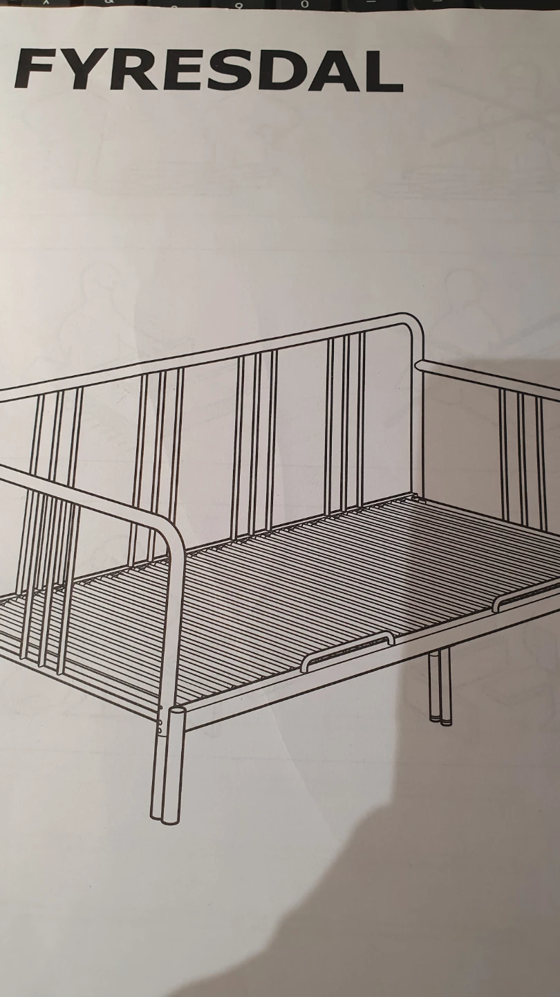 IKEA FYRESDAL Daybed Frame Black - photo 3