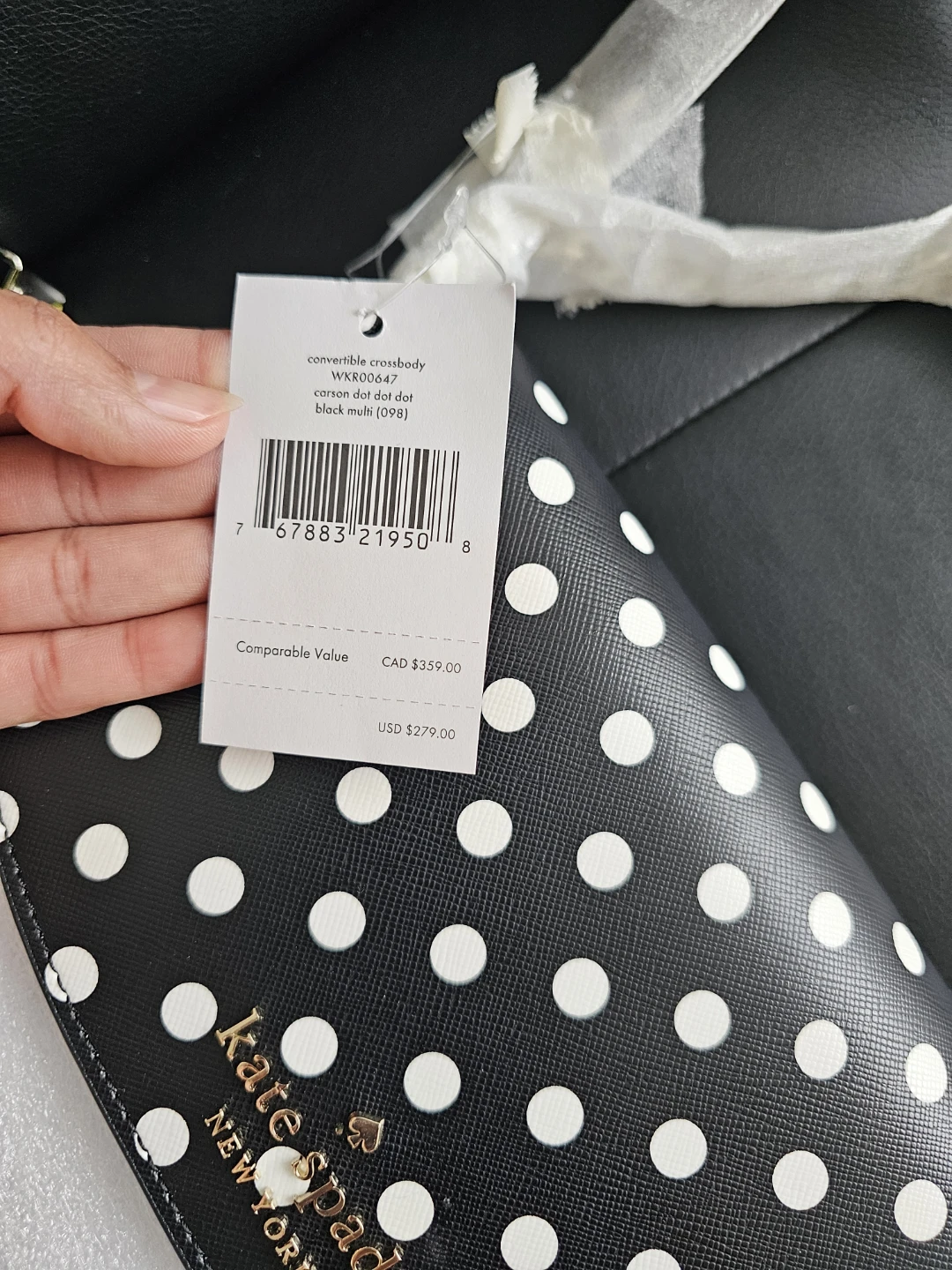 BNWT Authentic Kate Spade Convertible Crossbody Bag - photo 4