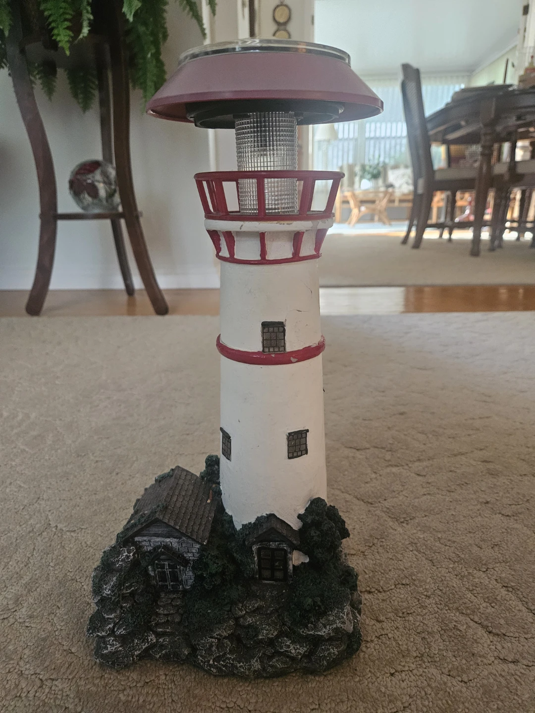 Solar Lighthouse Garden Light