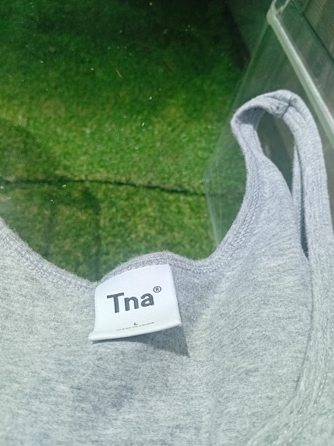 Tna Grey Tank Top - Size L - photo 2