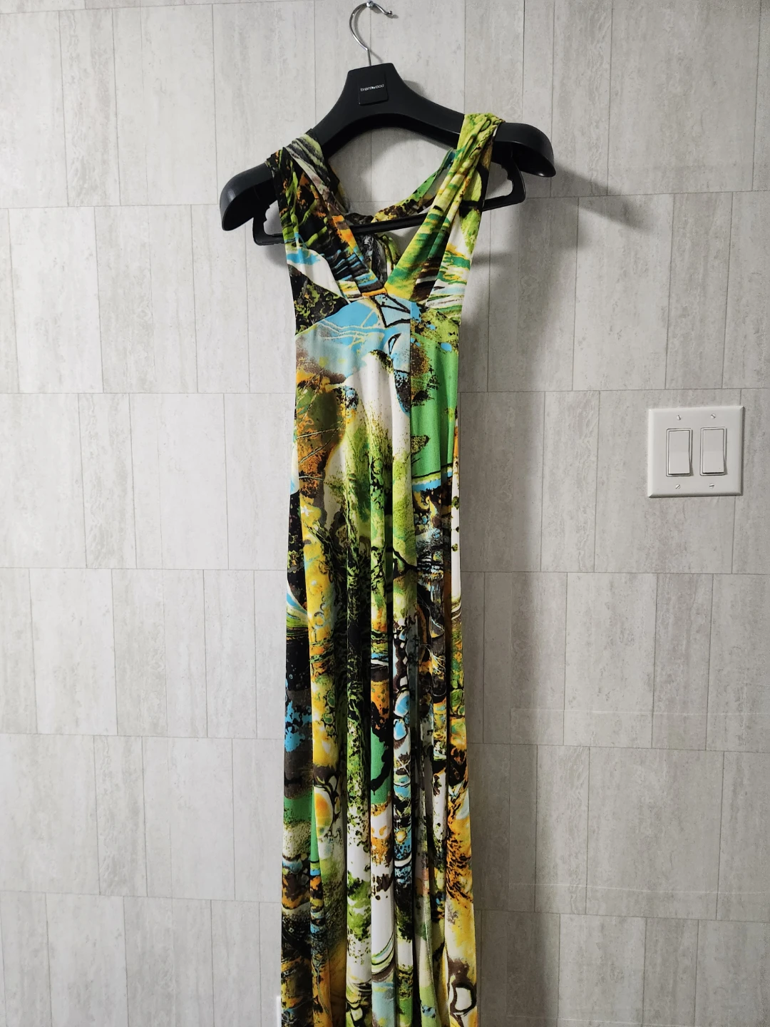 Maxi Dress - Abstract Print