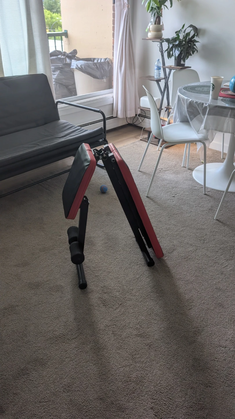 Adjustable bench and dumbbells - photo 5