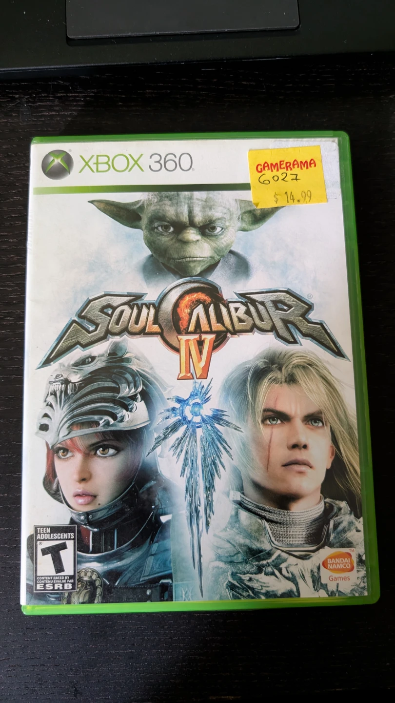 Soul Calibur IV 4 (Microsoft Xbox 360, 2008) CIB