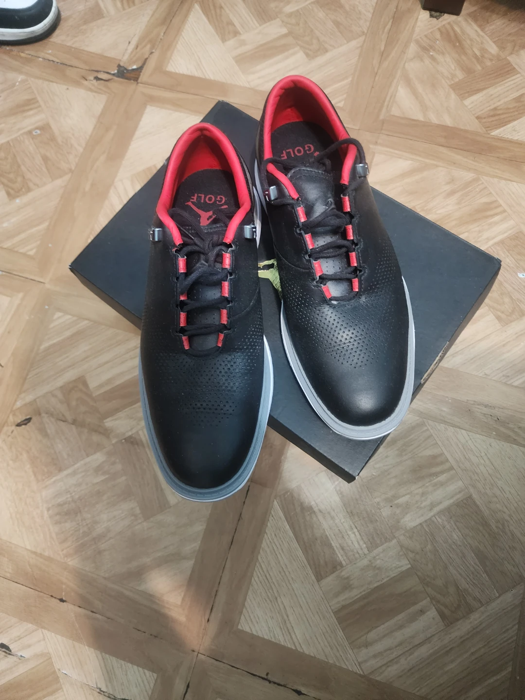 Jordan Golf Shoes Black Red Size 8 - photo 2