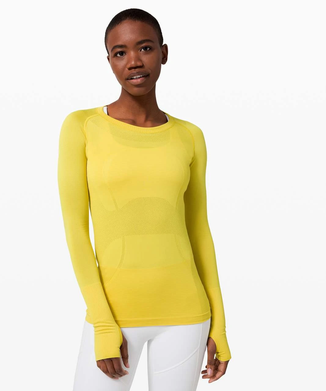 Lululemon Swiftly Tech Long Sleeve Soleil Size 6
