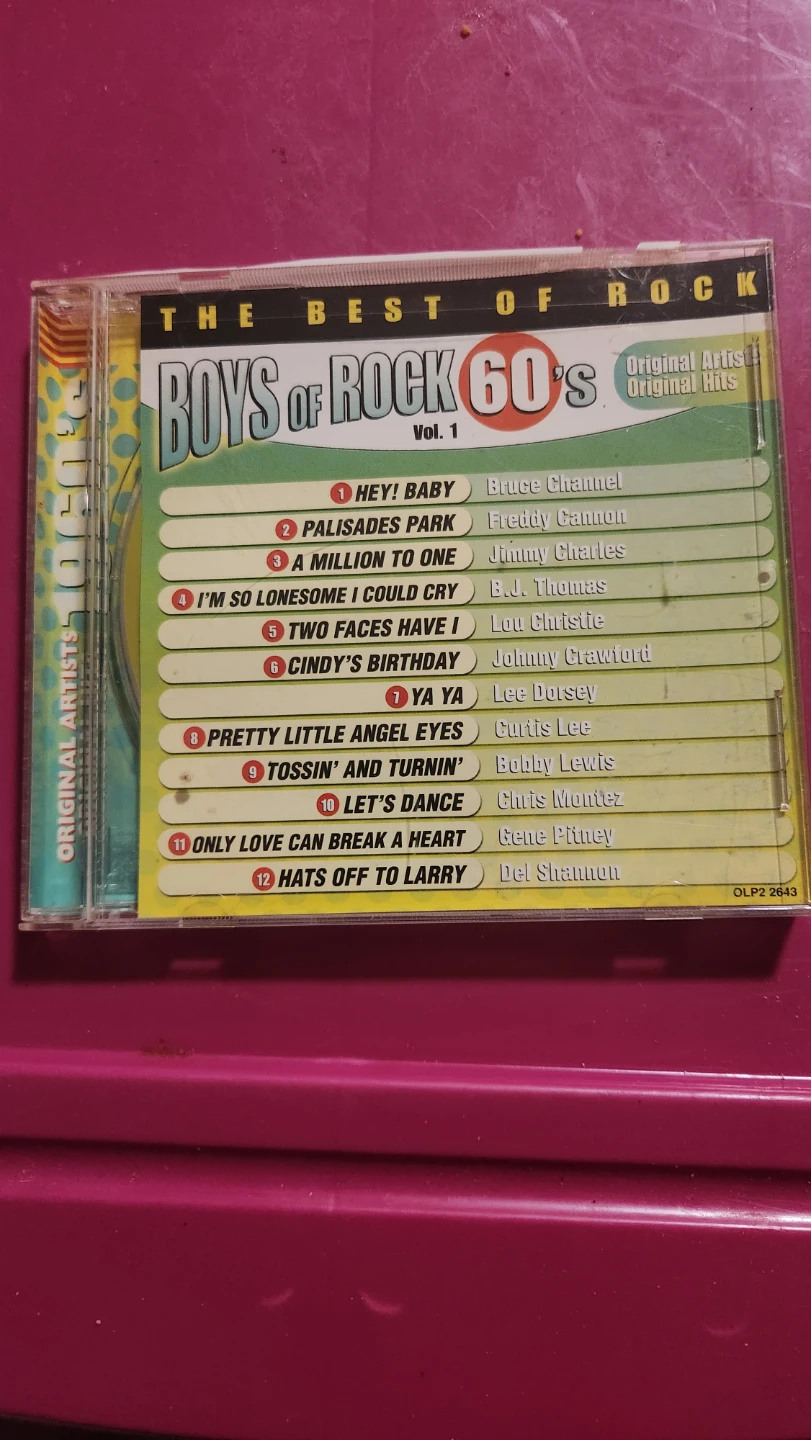 ⚽ Boys of Rock 60's Vol. 1 Original Hits CD