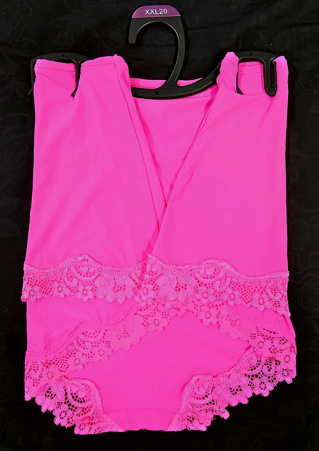 No Boundaries Hot Pink Lace Trim Boyshorts XXL - photo 2