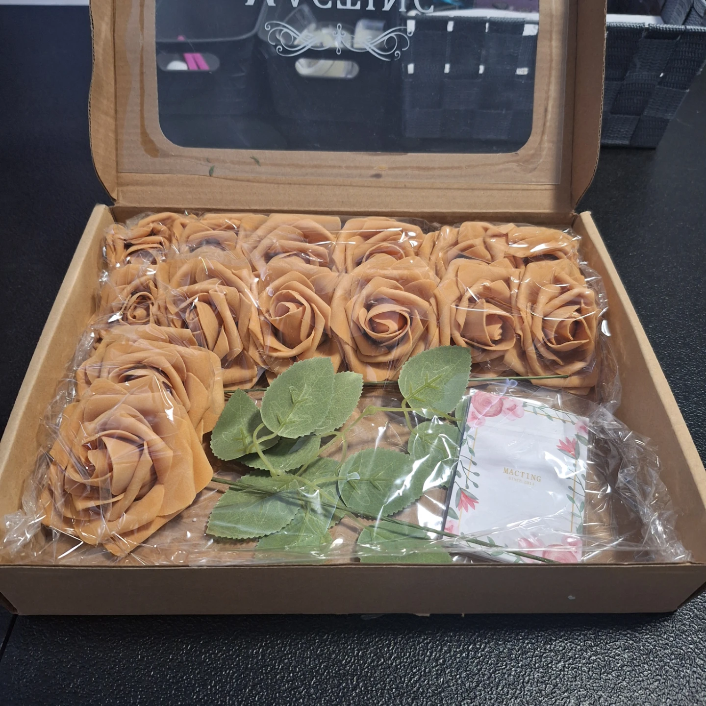 MACTING Artificial Roses - 25 Pcs