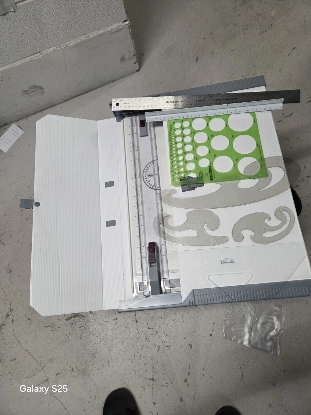 Drafting Tool Kit with French Curves and Circle Stencils