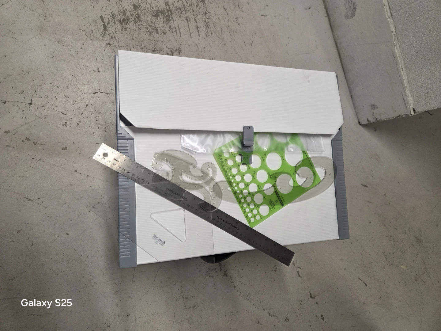 Drafting Tool Kit with French Curves and Circle Stencils - photo 3