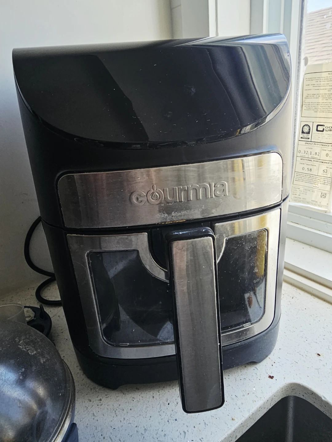 Gourmia Digital Window Air Fryer 6.7L