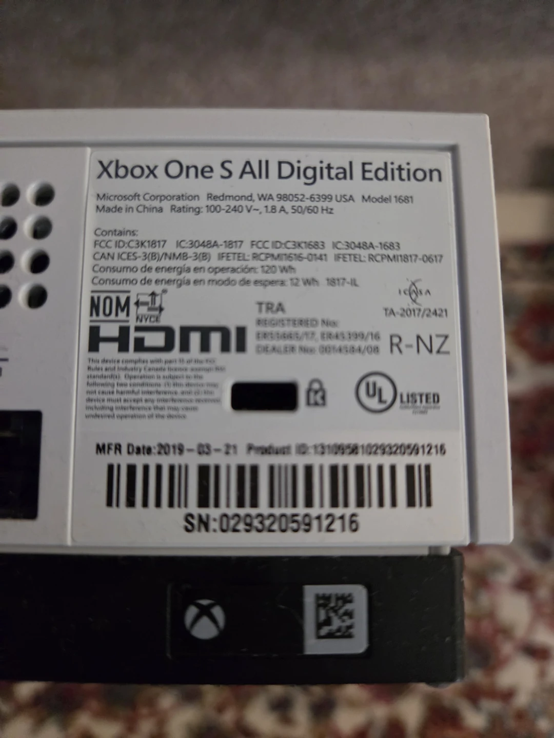 Xbox One S All Digital Edition Console - photo 2