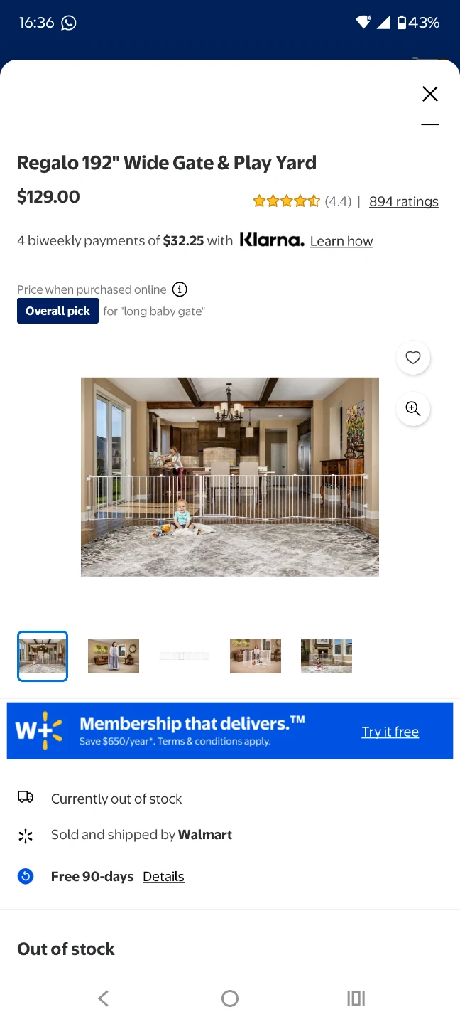 Regalo 192" Wide Gate & Play Yard