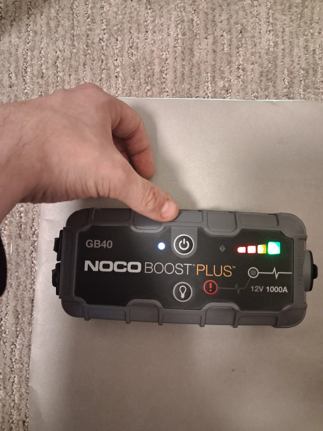 NOCO GB40 Boost Plus 12V 1000A Jump Starter