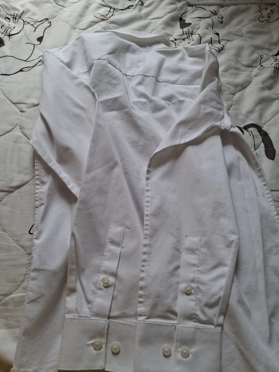 Calvin Klein Slim Fit + Stretch White Dress Shirt
