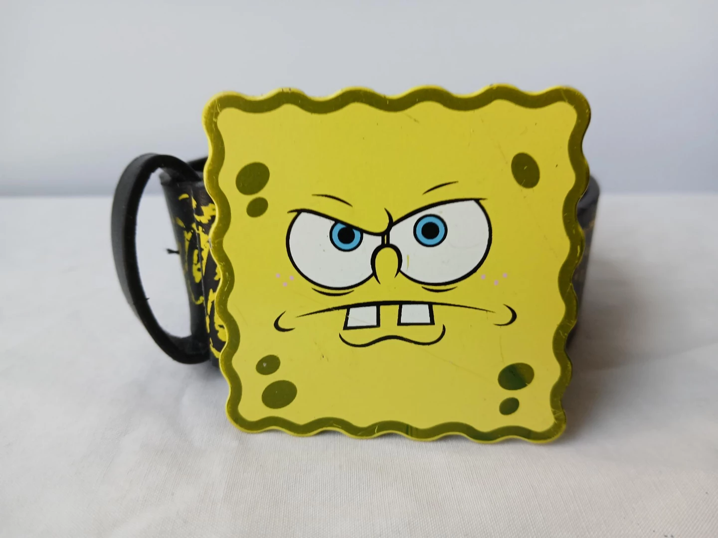 SpongeBob SquarePants Belt with Angry Face Buckle. 32" long. - photo 2