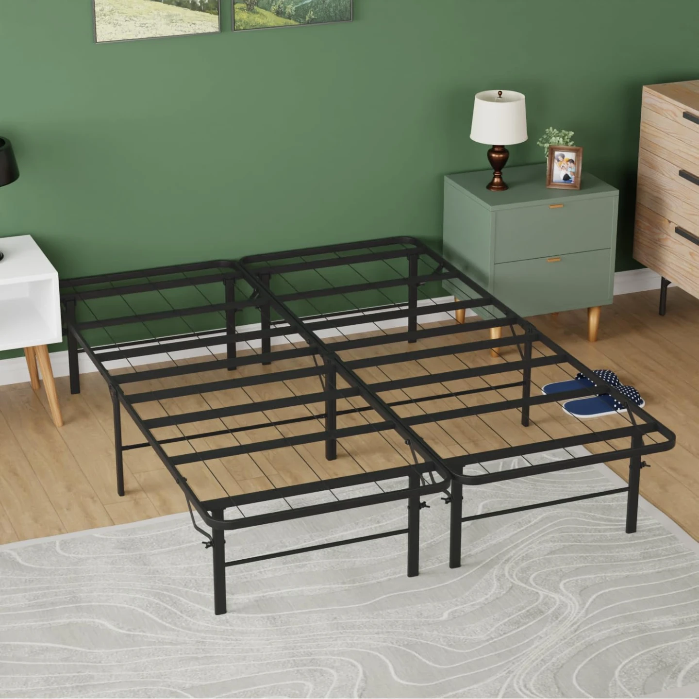 Black Metal Bed Frame