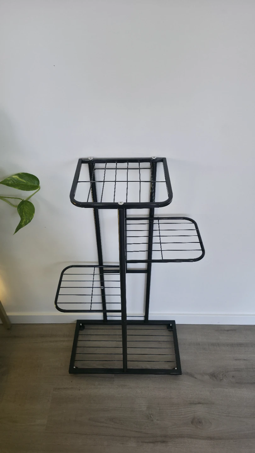 Black Metal Tiered Plant Stand - photo 4